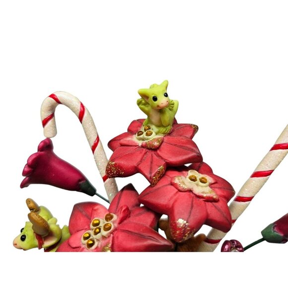 The Whimsical World of Pocket Dragons Dragons Yule Love Figurine 2004 Musgrave - Picture 5 of 10